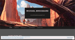 Desktop Screenshot of michaelbroussardart.com